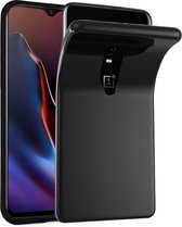 Silicone hoesje Geschikt voor: OnePlus 6T -  zwart