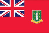 vlag Britse Maagden eilanden - Koopvaardij 100x150cm - Spun
