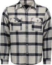 Gabbiano Overhemd Overshirt Met Ruit Structuur In Flannel Kwaliteit 331782 Ecru Mannen Maat - 3XL