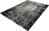 Vloerkleed Craft deluxe - zwart grijs vintage-80 x 150 cm