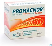 Promagnor: Hoog Gedoseerd Magnesium 450mg (30 zakjes)
