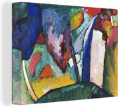 Canvas Schilderij Waterfall - Kandinsky - 120x90 cm - Wanddecoratie