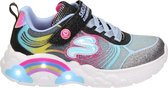 Skechers Rainbow Racer-Nova Blitz Meisjes Sneakers - Zwart - Maat 33
