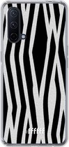 6F hoesje - geschikt voor OnePlus Nord CE 5G -  Transparant TPU Case - Zebra Print #ffffff