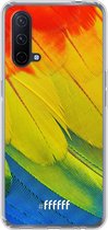 6F hoesje - geschikt voor OnePlus Nord CE 5G -  Transparant TPU Case - Macaw Hues #ffffff