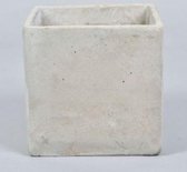 Bloempot Concrete 17x15 | Betonnen Bloempot | Bloembak | Plantenbak | Robuuste Plantenbak | Voor Binnen en Buiten