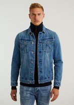 Chasin' Jas Spijkerjasje Bolt Crisp Blauw Maat L