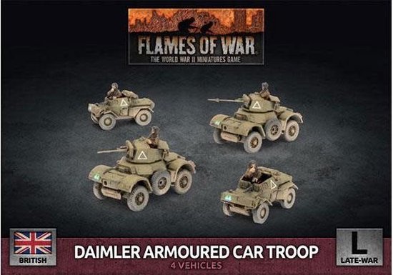 Afbeelding van het spel Daimler Armoured Car Troop (Plastic)