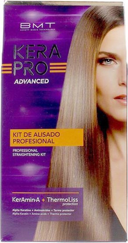 KATIVA Bmt Kerapro Advance Glättungsset – Professionelles Haarglättungs-Set Für Zuhause