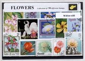 Bloemen – Luxe postzegel pakket (A6 formaat) : collectie van 50 verschillende postzegels van bloemen – kan als ansichtkaart in een A6 envelop - authentiek cadeau - kado - geschenk