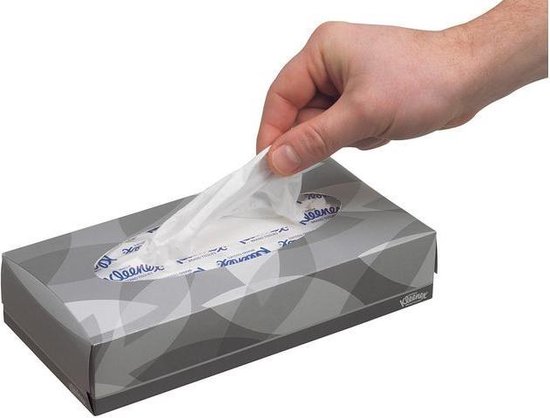 Kleenex papieren zakdoeken 2-laags - 100 vellen | bol.com