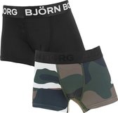 Björn Borg jongens 2P performance camo groen & zwart - 170/176