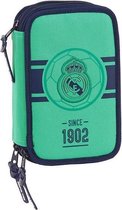 Driedubbele Pennenzak Real Madrid C.F. Groen (41 Onderdelen)