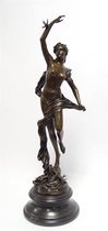 Bronzen beeld - L'aurore sculptuur - Gedetailleerd sculptuur - 70,5 cm hoog