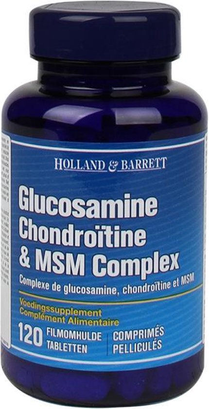 Meander animatie Faial Holland & Barrett - Glucosamine Chondroïtine MSM - 120 Tabletten -  Supplementen | bol.com