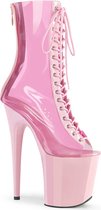 Pleaser Plateau Laarzen -40 shoes- FLAMINGO-800-34 Paaldans schoenen Roze