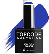 Blauwe Gellak van TOPCODE Cosmetics - Ultramarine Blue - TCBL02 - 15 ml - Gel nagellak Nagellak Blauw Gellak blauw gellac