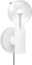 Move Me wandlamp Wally - wit / Cone 5,5W - wit