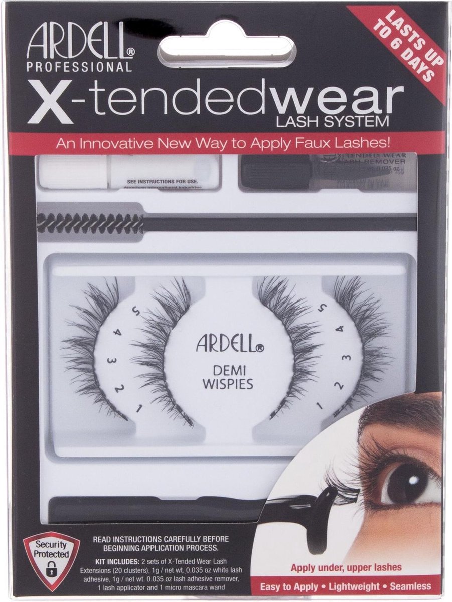 X-tended Wear Lash System Demi Wispies - Gift Set For False Eyelashes