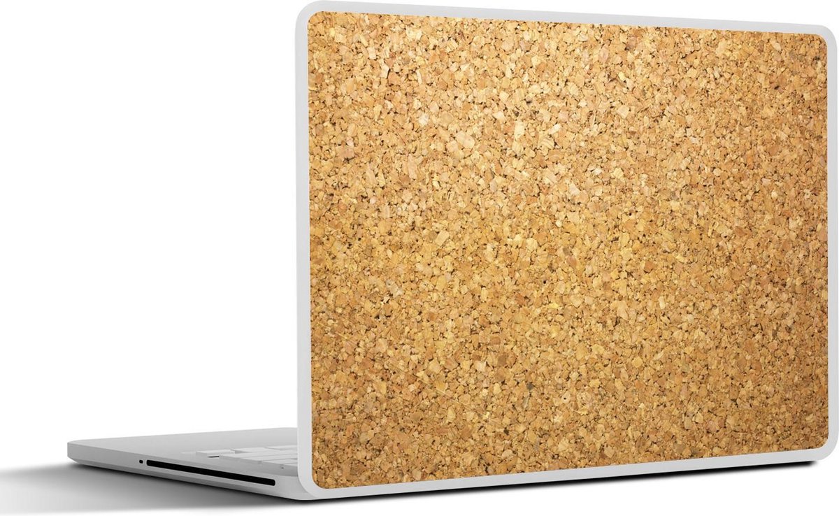 Afbeelding van product SleevesAndCases  Laptop sticker - 15.6 inch - Kurk print - Patronen - Afdruk