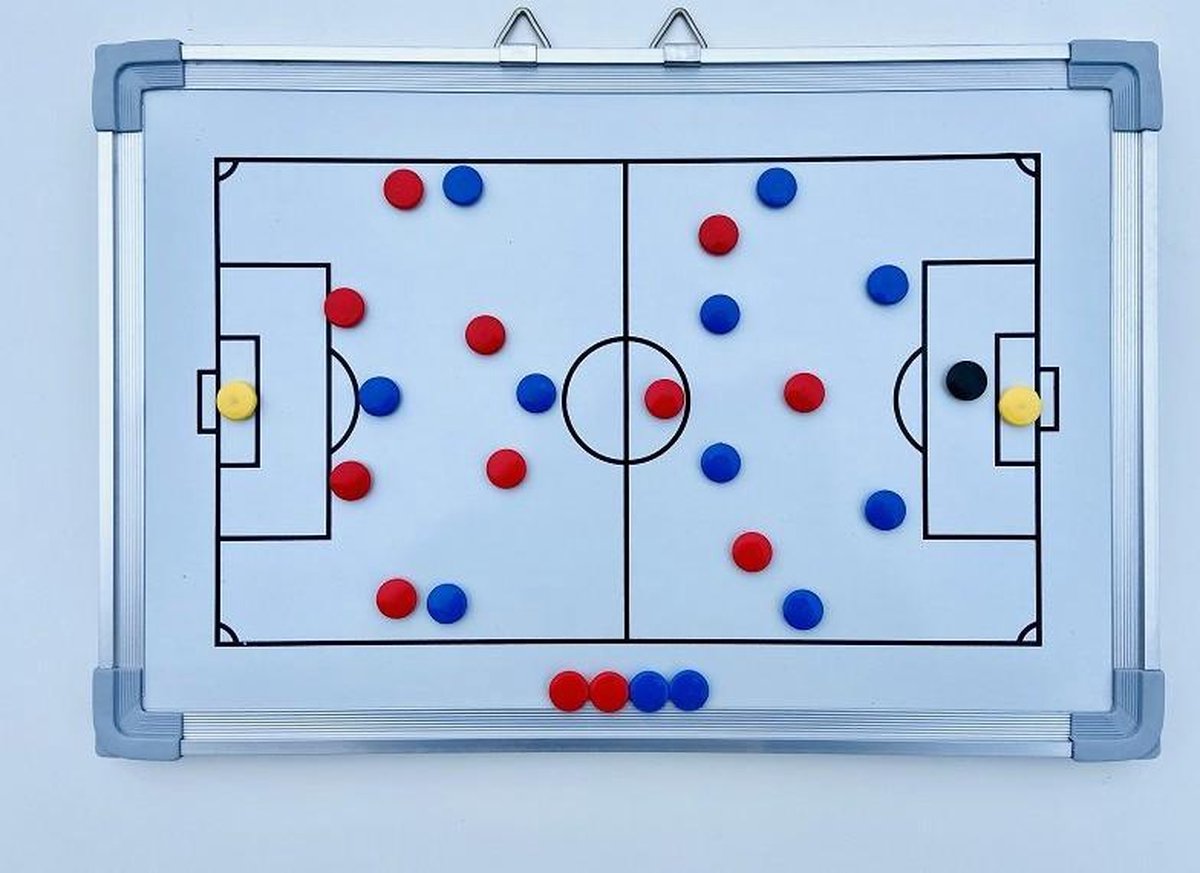 Tableau d'entraîneur de football - Tableau tactique 30x45 cm