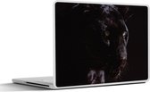 Laptop sticker - 15.6 inch - Panter - Dier - Zwart - 36x27,5cm - Laptopstickers - Laptop skin - Cover