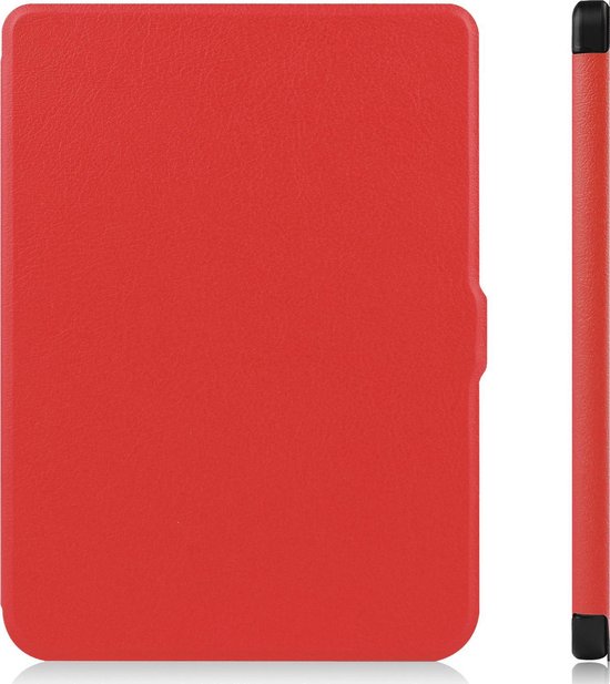 Hoesje Geschikt voor Kobo Nia Hoes Bescherm Hoesje Case Sleep Cover - Hoes Geschikt voor Kobo Nia Hoesje - Rood van Hoesje  — afbeelding 5