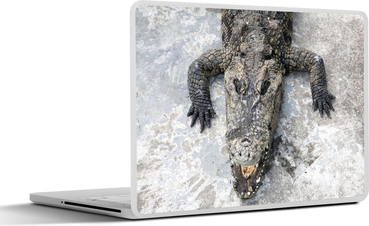 Afbeelding van product SleevesAndCases  Laptop sticker - 10.1 inch - Krokodil - Reptielen - Dieren