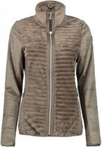 Luhta Ikaala Woman Full Zip Vest - Outdoorvest Voor Dames - Taupe - S