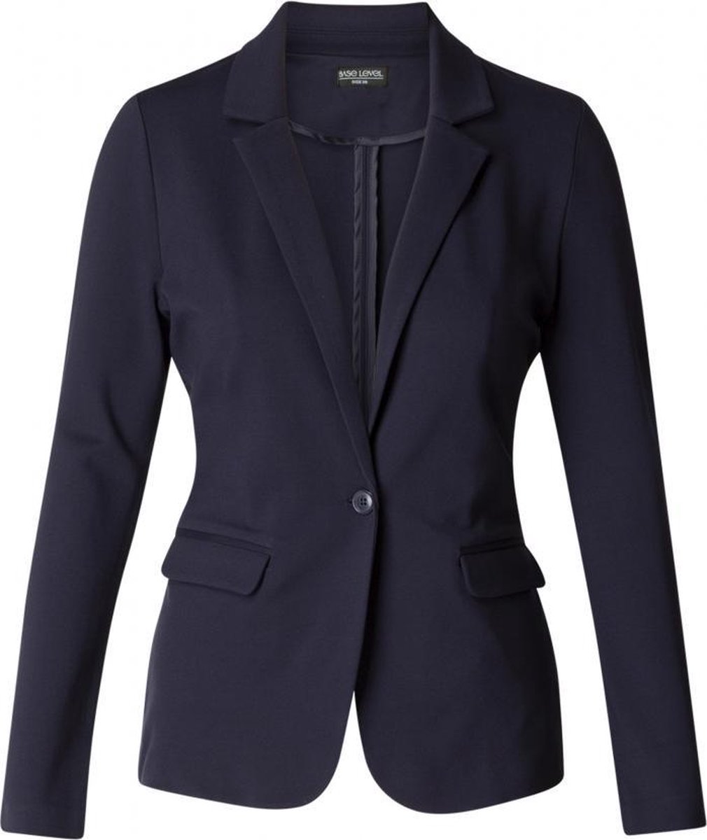 BASE LEVEL Yolie Blazer - Dark Blue - maat 38