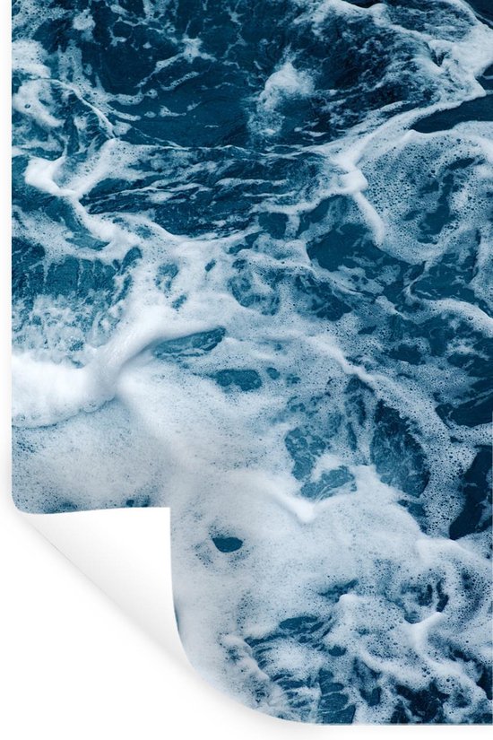 Stickers muraux - Vagues - Water - Mer - Mousse - 20x30 cm - Film Adhésif