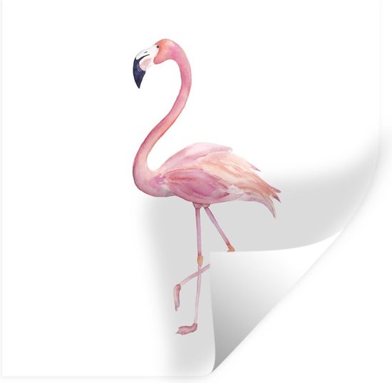 CREATIV 29138 Stickers Flamingo's, vel 15x16, 5 cm, ca. 37 st, flamingo, 1vel, Zilver