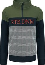 Retour jongens sweater Tuur Deep Olive