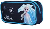 etui Frozen II 23 x 5 x 10 cm polyester blauw