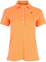 J&JOY - Poloshirt Essentials Vrouwen 19 Orange Live