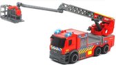 auto Belgische Brandweerwagen jongens 23 cm rood