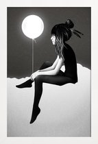 JUNIQE - Poster met houten lijst No Such Thing As Nothing (by Night)