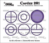 Crealies Cardzz - elements - Cirkels