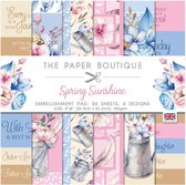 The Paper Boutique Embellishment - Spring Sunshine - 8x8 inch - 36 stuks