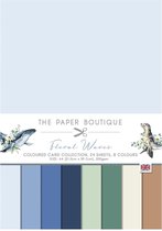 The Paper Boutique - Colour Card Collection Floral Waves