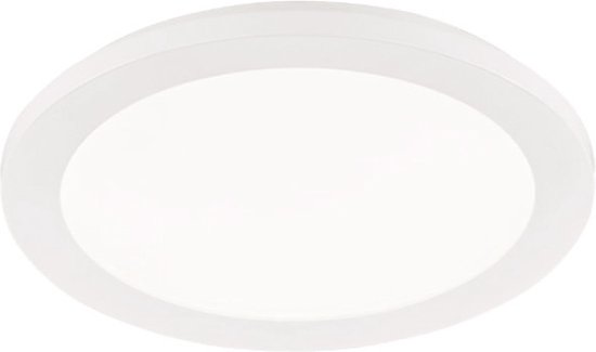LED Plafondlamp - Badkamerlamp - Torna Camy - Opbouw Rond 13W - Spatwaterdicht IP44 - Dimbaar - Warm Wit 3000K - Mat Wit