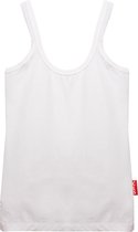 Claesen's® - Meisjes Singlet Wit - White - 95% Katoen - 5% Lycra