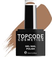 Gellak van TOPCODE Cosmetics - Spicy Copper - TCKE46 - 15 ml - Gel nagellak