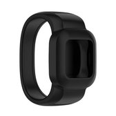 Voor Garmin Vivofit JR3 siliconen vervangende horlogeband zonder gesp, maat: S (zwart)