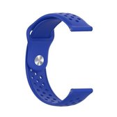 Voor Samsung Galaxy S3 / Galaxy Watch 46 mm ventilatiegat siliconen horlogeband (koningsblauw)