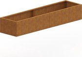MySteel Cortenstaal plantenbak Texas xxl 2400x600   - Hoogte: 600mm