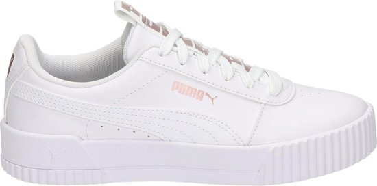 Puma Carina Bold Metallic dames sneakers - Wit - Maat 41 - Uitneembare zool  | bol.com