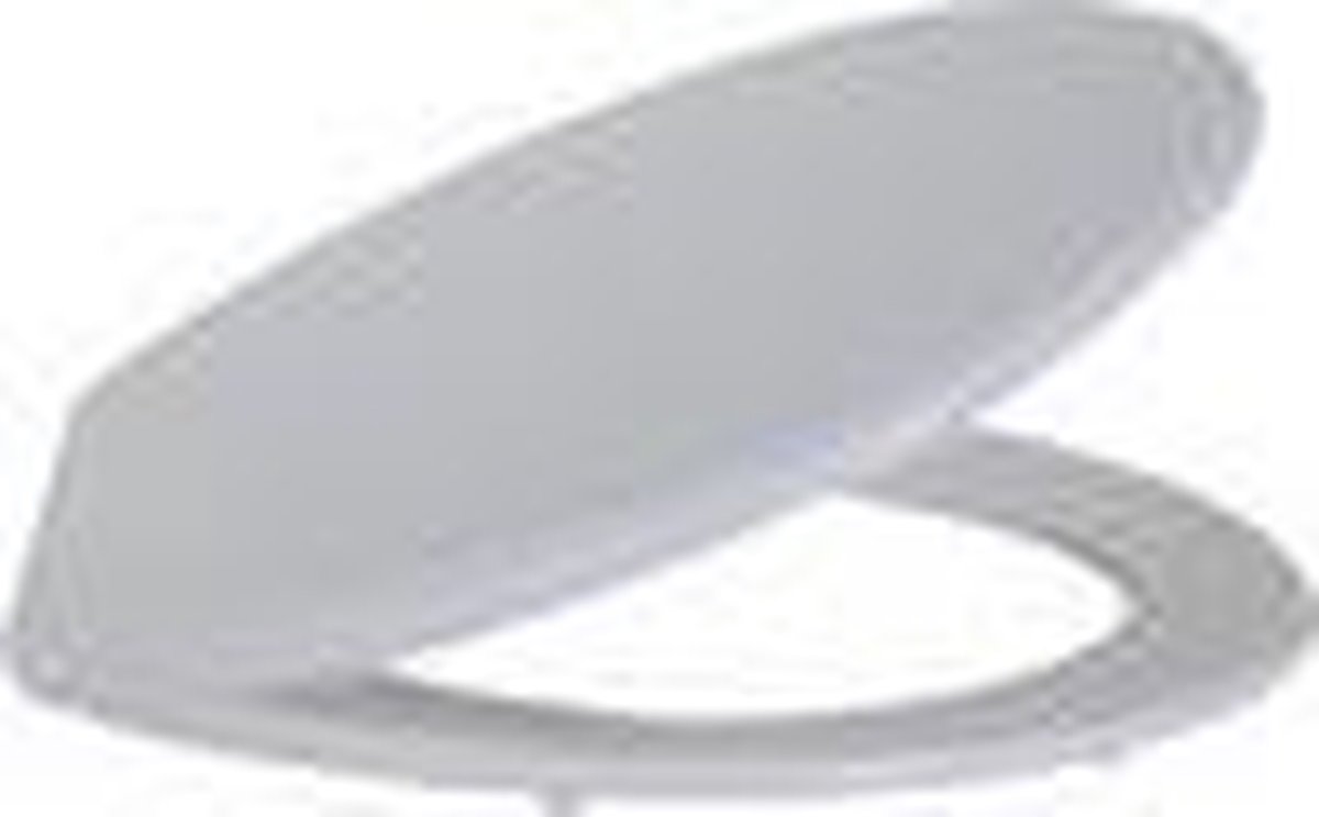 MSV Toiletbril – WC-bril van Polypropyleen met Kunststof Scharnieren – Antislip Noppen – Stabiel en Comfortabel