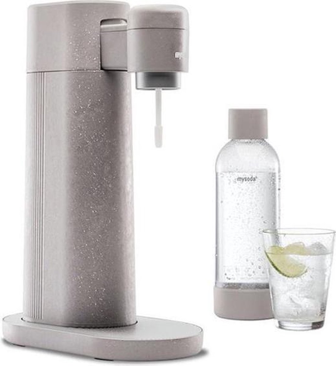 Gasatore D'Acqua Mysoda Glassy Pigeon - Design In Biocomposito Ecologico, Senza Elettricit&agrave;