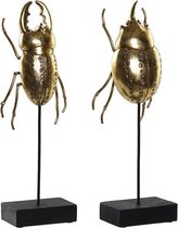 Decoratieve figuren DKD Home Decor Metaal Hars (2 pcs) (11 x 6 x 33 cm)